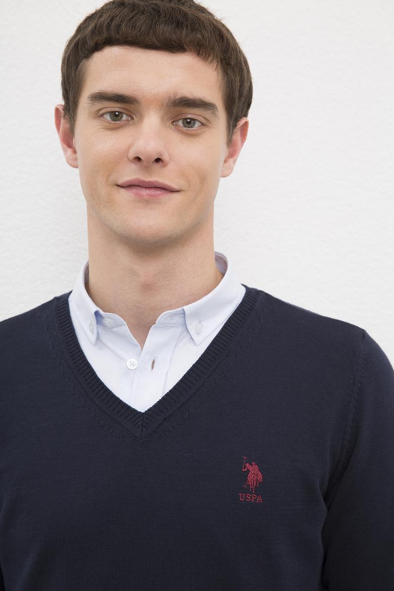 Erkek Lacivert Basic Kazak - 50224740001