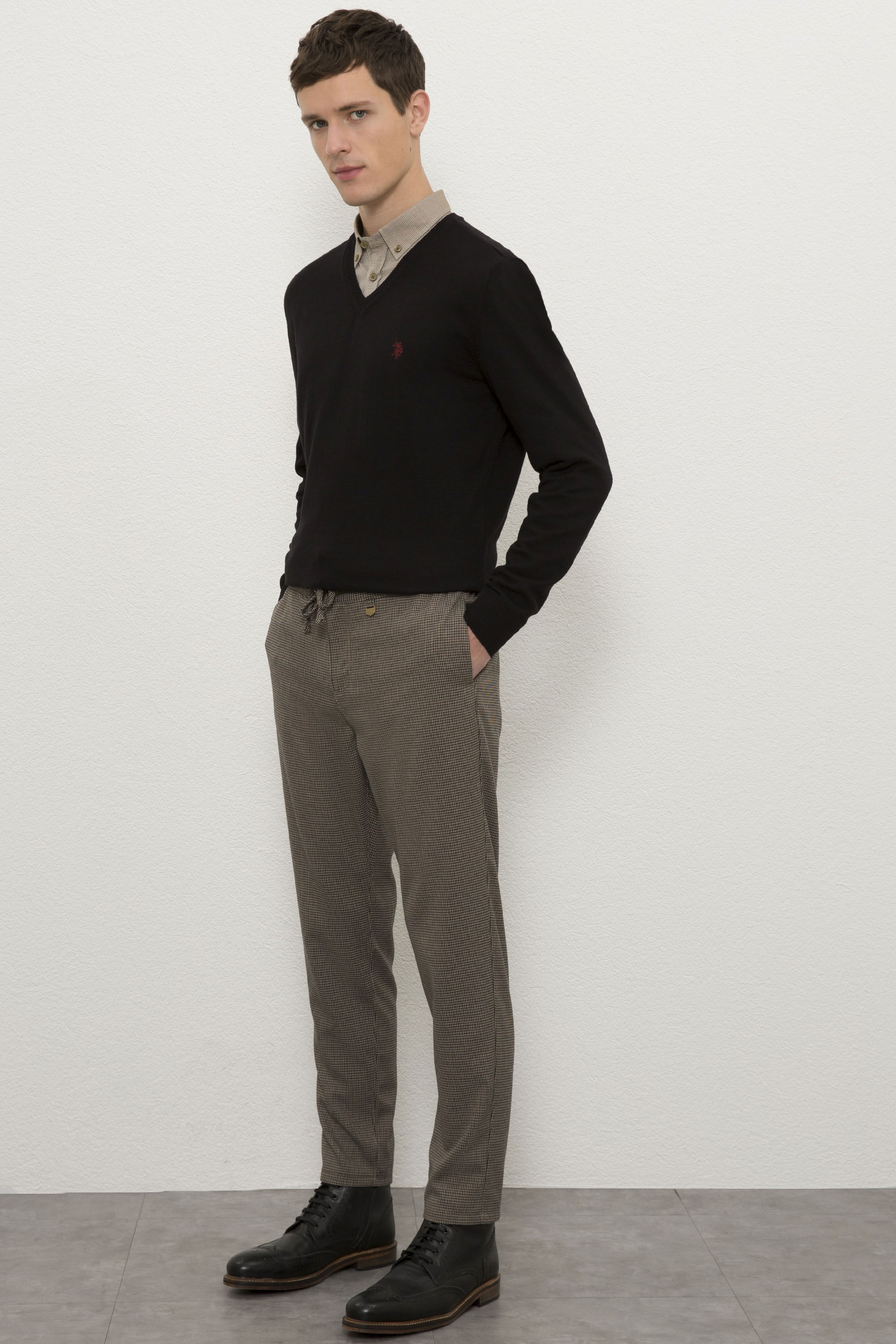 Erkek Vizon Kanvas Pantolon - Image 2