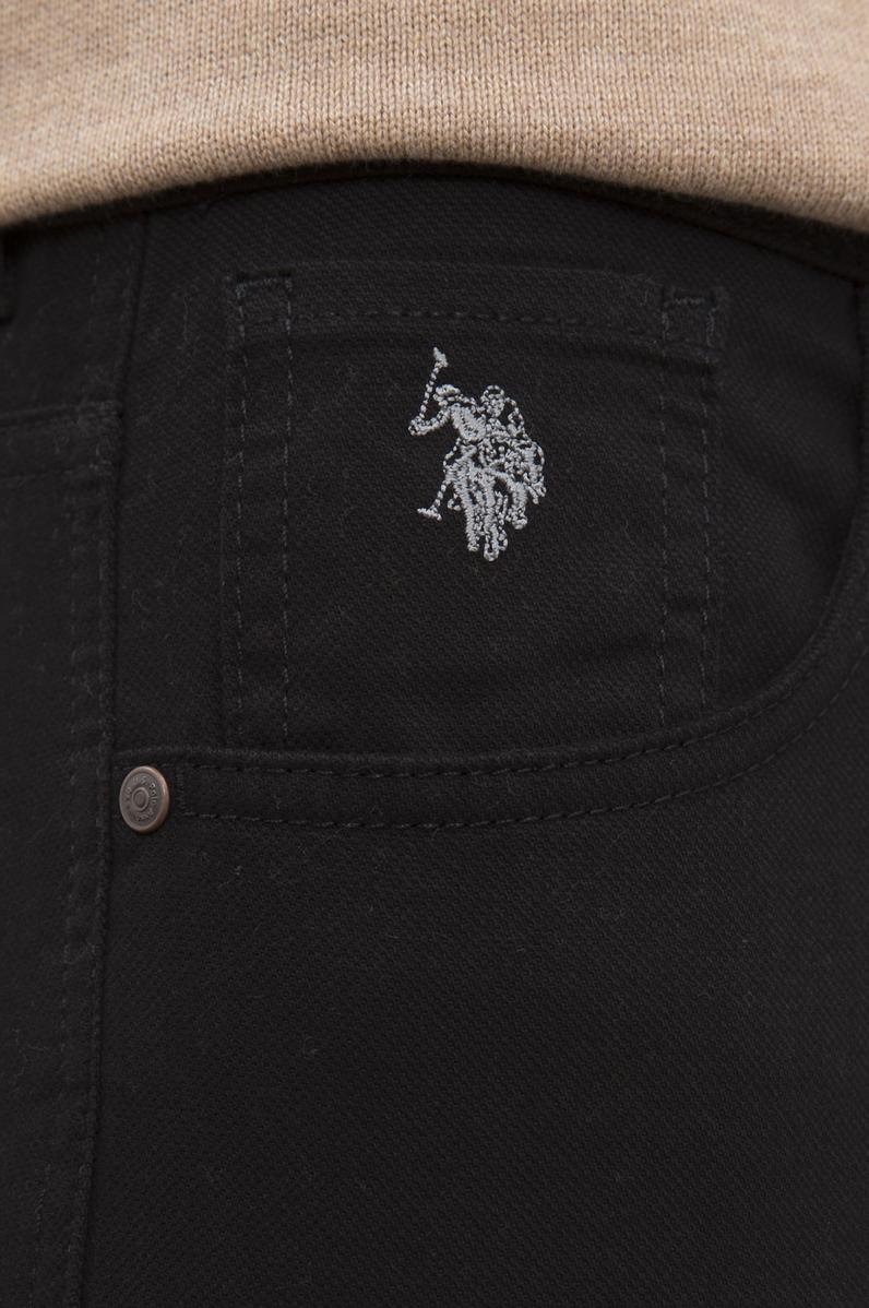 Erkek Siyah Kanvas Pantolon