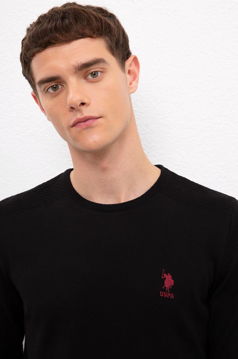 Erkek Siyah Basic Kazak