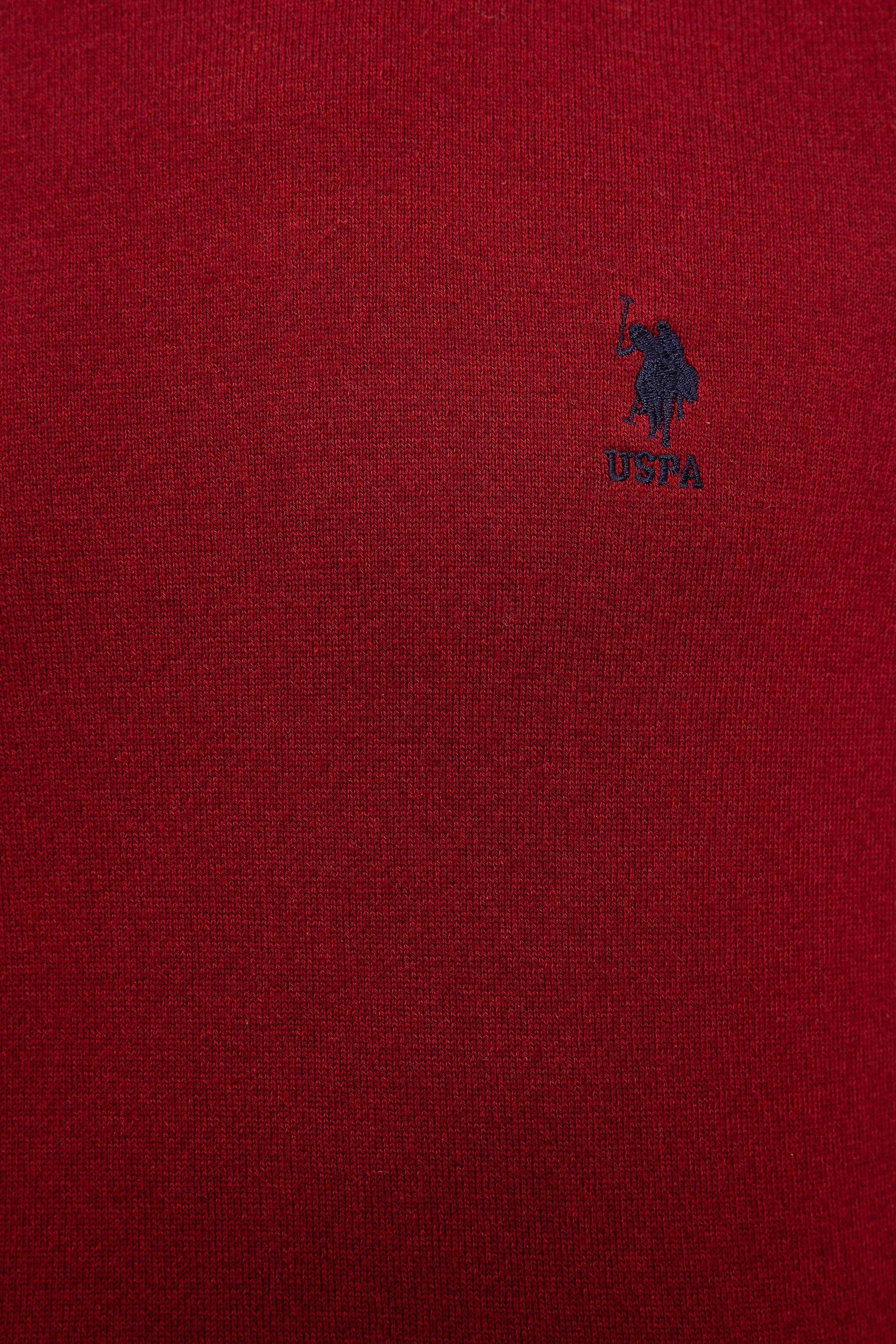 Erkek Bordo Basic Kazak - Image 5