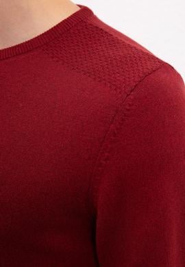 Erkek Bordo Basic Kazak - 50224779034