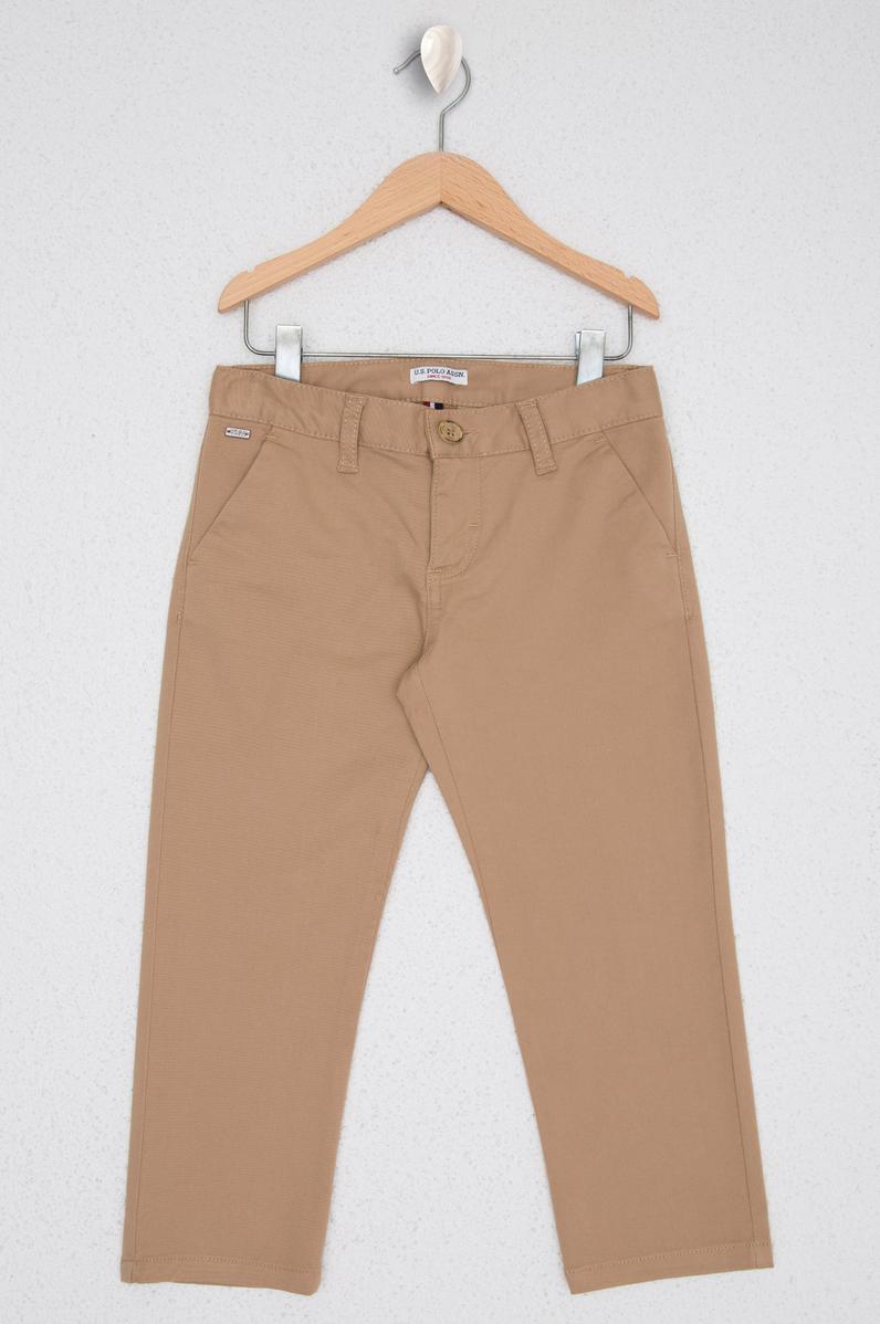 Erkek Çocuk Camel Kanvas Pantolon