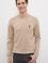 Erkek Camel Bisiklet Yaka Basic Triko Kazak