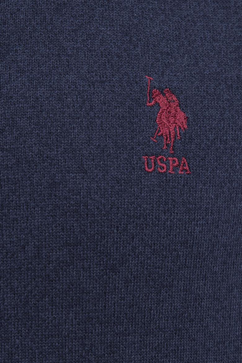 Erkek Lacivert Bisiklet Yaka Basic Triko Kazak - 50224779026