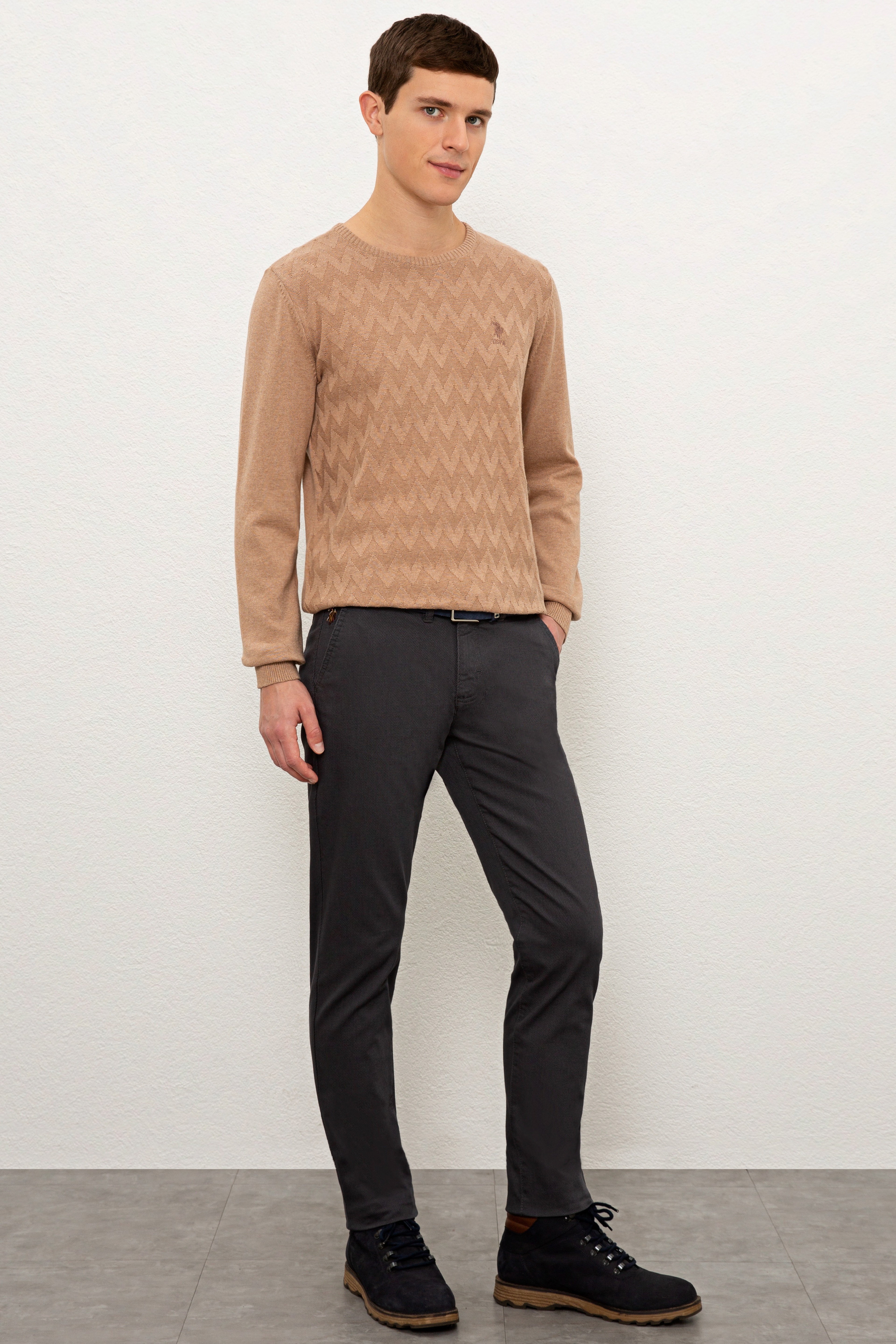 Erkek Gri Chinos - Image 2