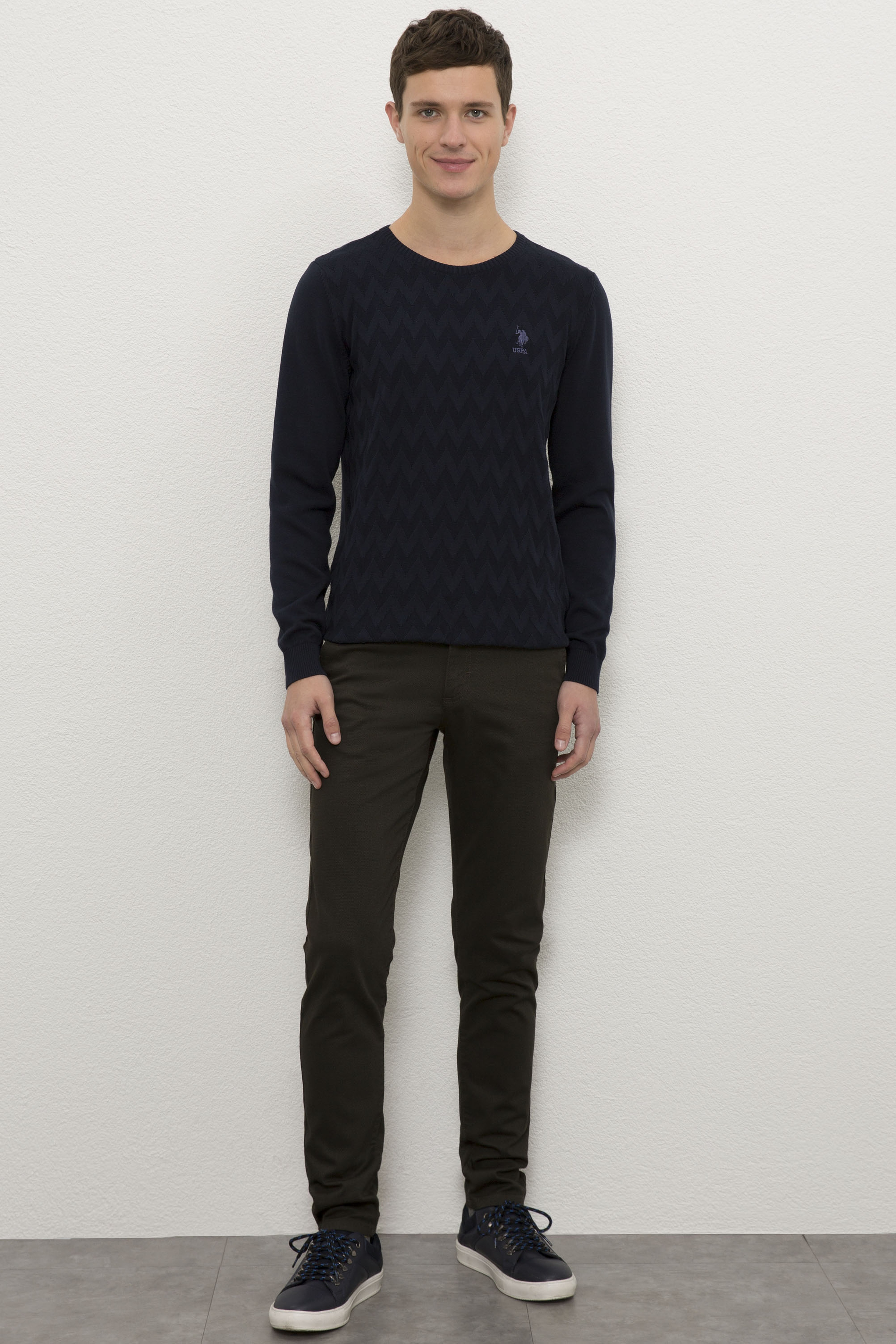 Erkek Yeşil Chinos - Image 1