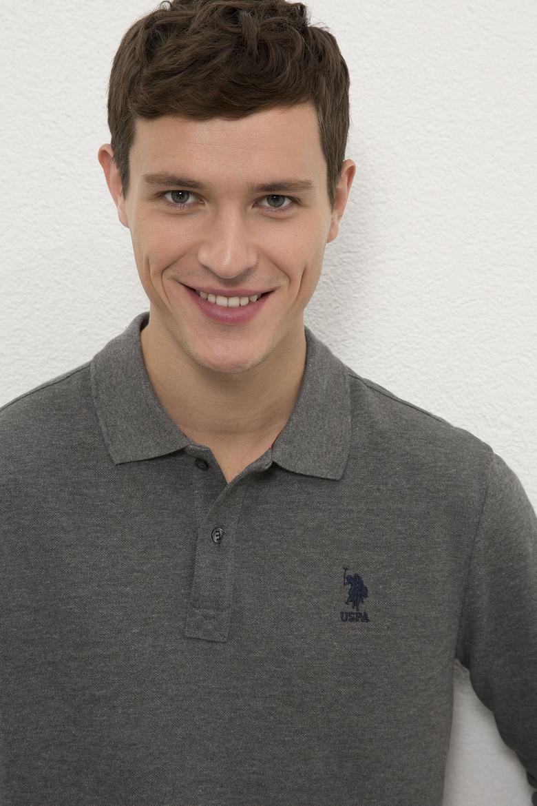 Erkek Antrasit Melanj Basic Sweatshirt - 50225344032