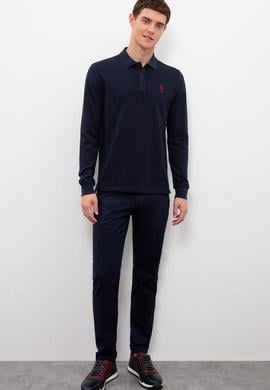Erkek Lacivert Basic Sweatshirt - 50225344002