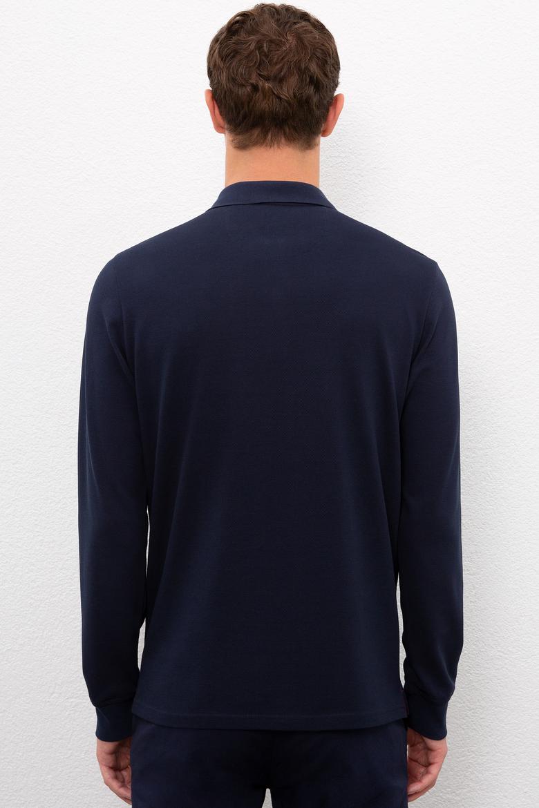 Erkek Lacivert Basic Sweatshirt - 50225344002