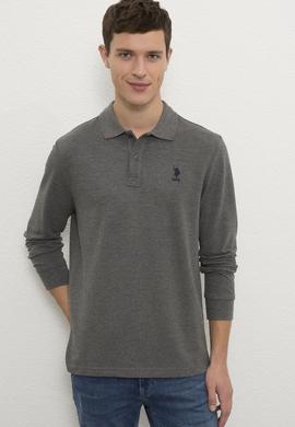 Erkek Antrasit Melanj Basic Sweatshirt - 50225344032