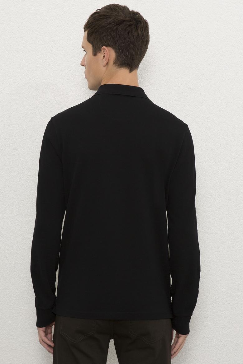 Erkek Siyah Basic Sweatshirt - 50225344082