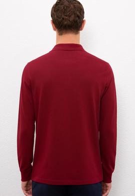 Erkek Bordo Basic Sweatshirt - 50225344166