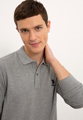 Erkek Gri Melanj Basic Sweatshirt - 50225344022