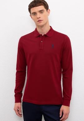 Erkek Bordo Basic Sweatshirt - 50225344166