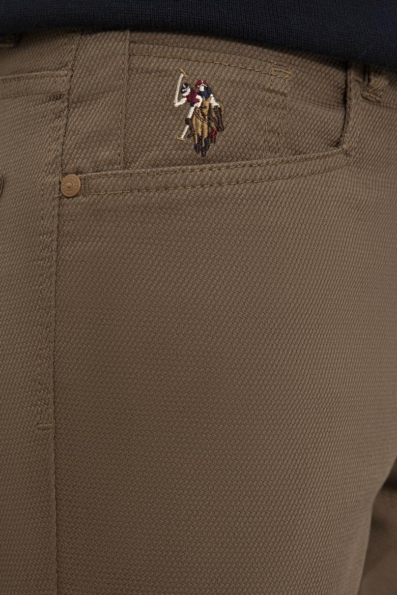 Erkek Kahverengi Kanvas Pantolon - 50225579088