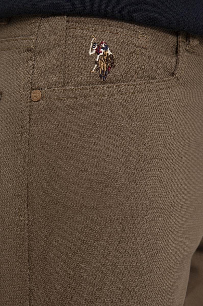 Erkek Kahverengi Kanvas Pantolon