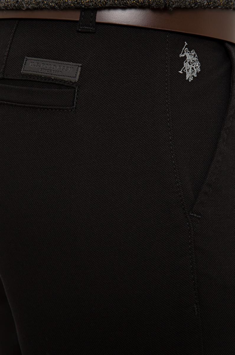 Erkek Siyah Kanvas Pantolon