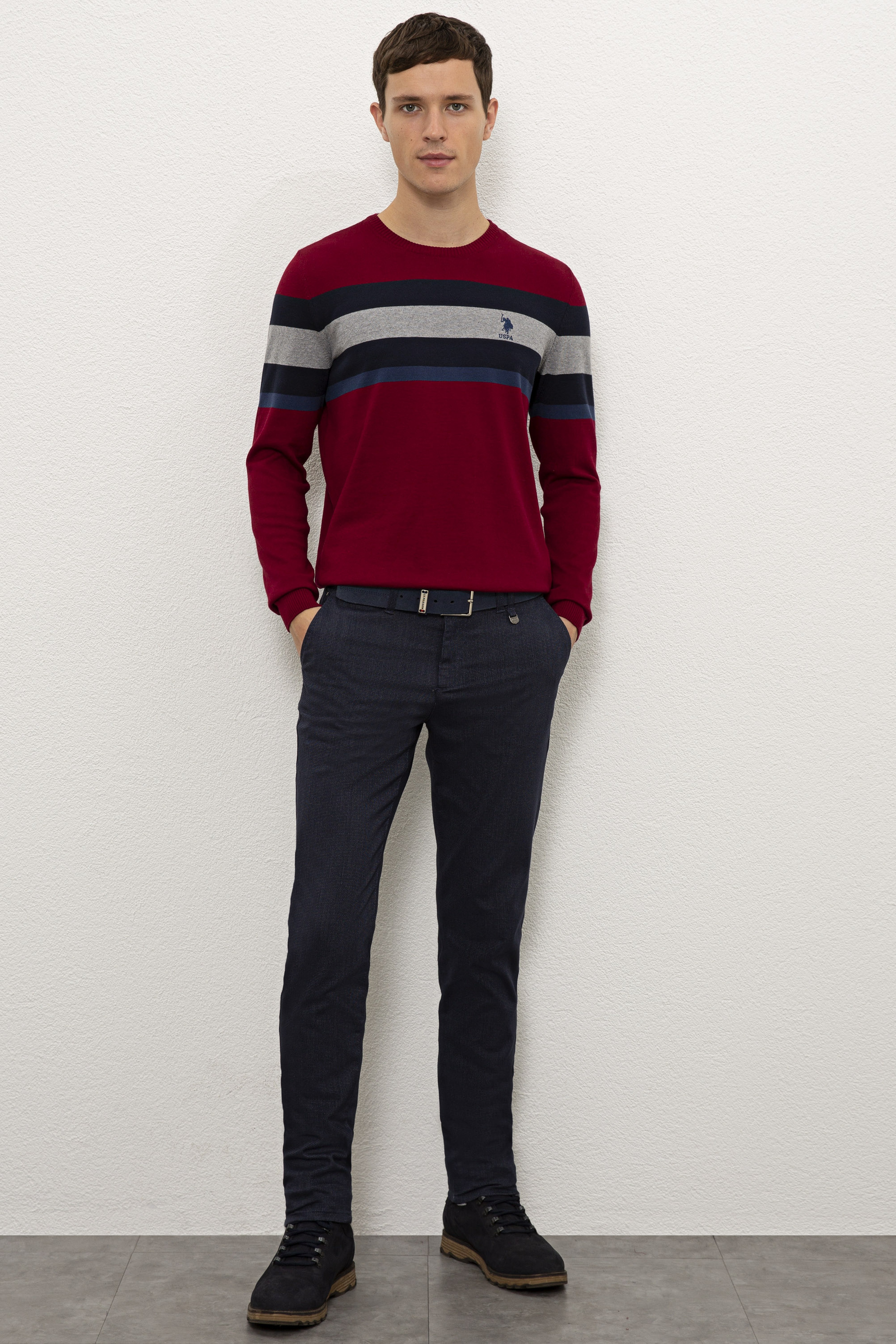 Erkek Lacivert Chinos - Image 1
