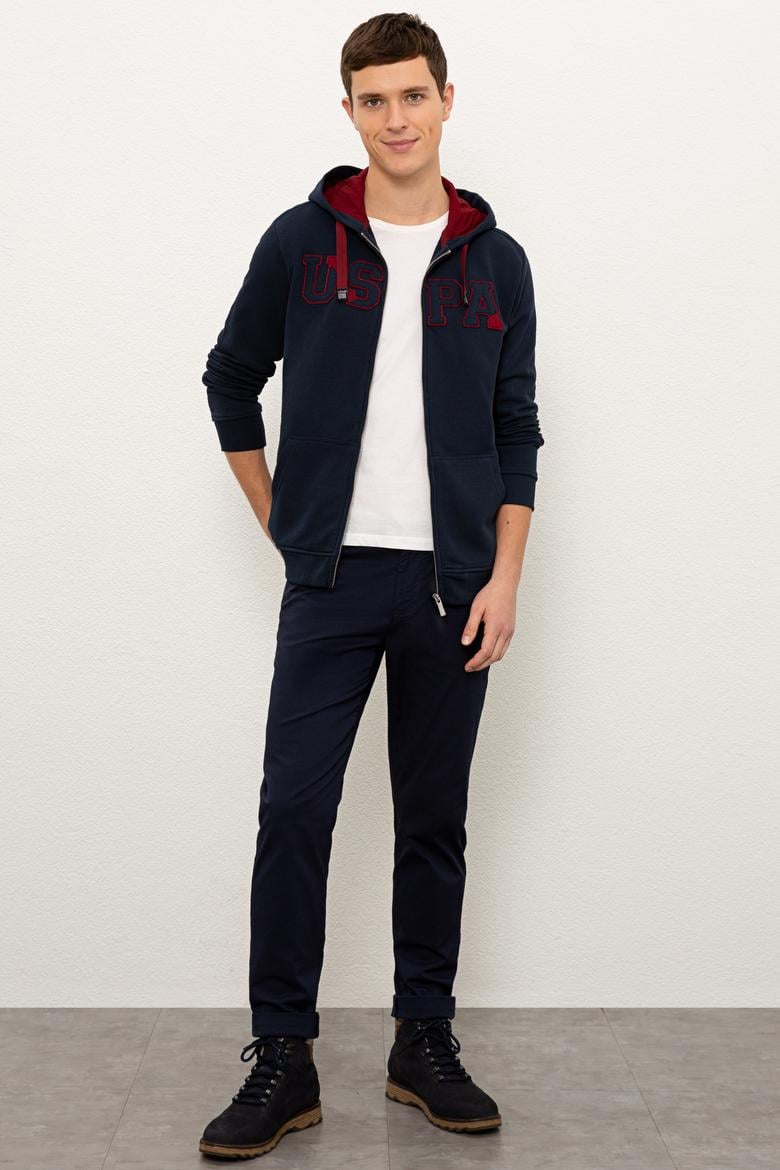 Erkek Lacivert Örme Hırka - 50225494033