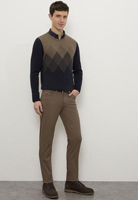 Erkek Kahverengi Chinos - 50225574056