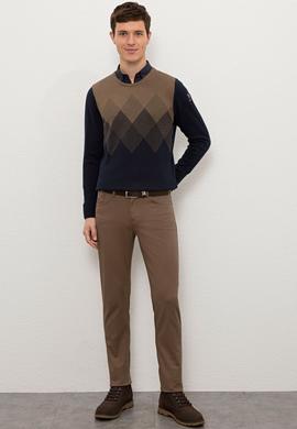 Erkek Kahverengi Chinos - 50225574056