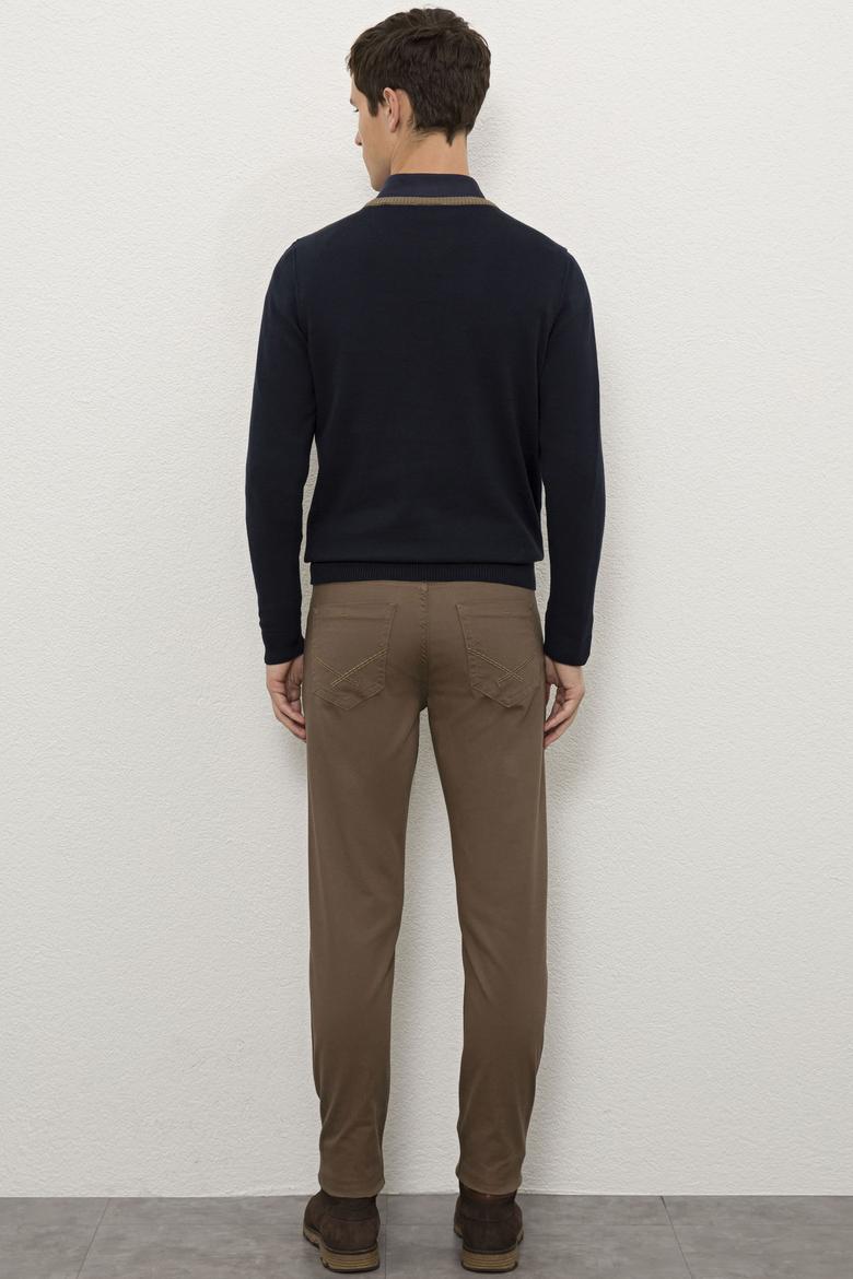 Erkek Kahverengi Chinos - 50225574056
