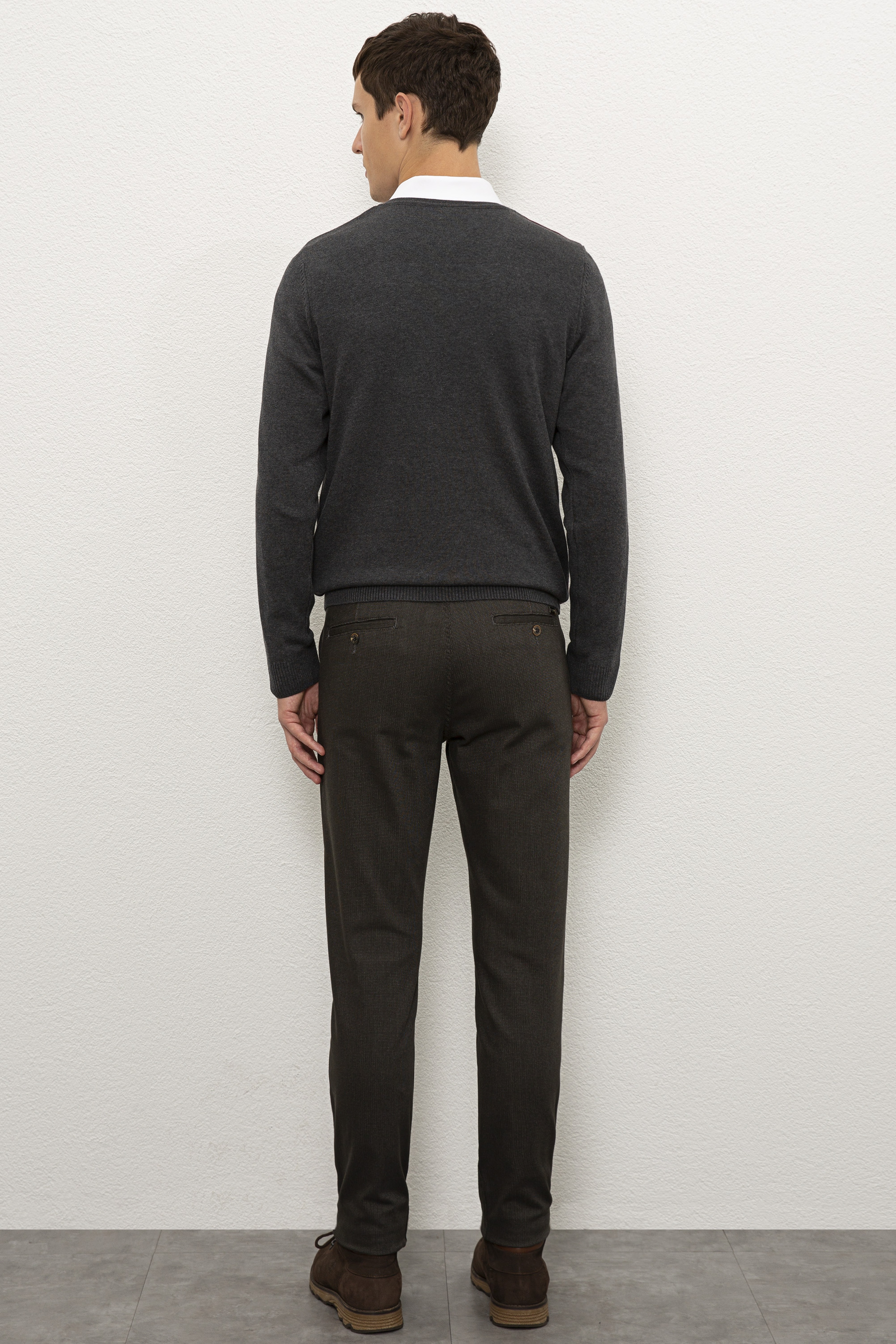 Erkek Yeşil Chinos - Image 3
