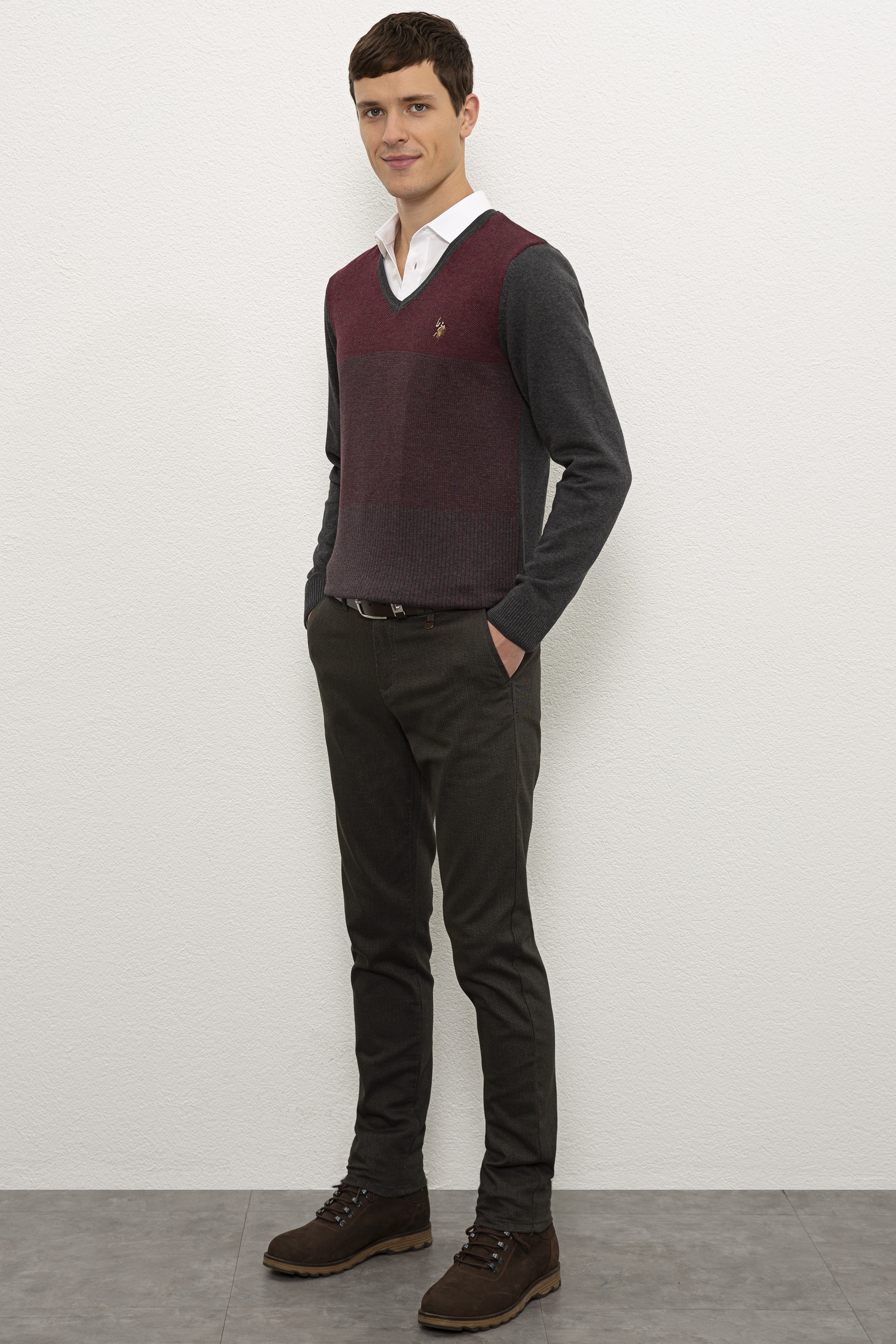 Erkek Yeşil Chinos - Image 2