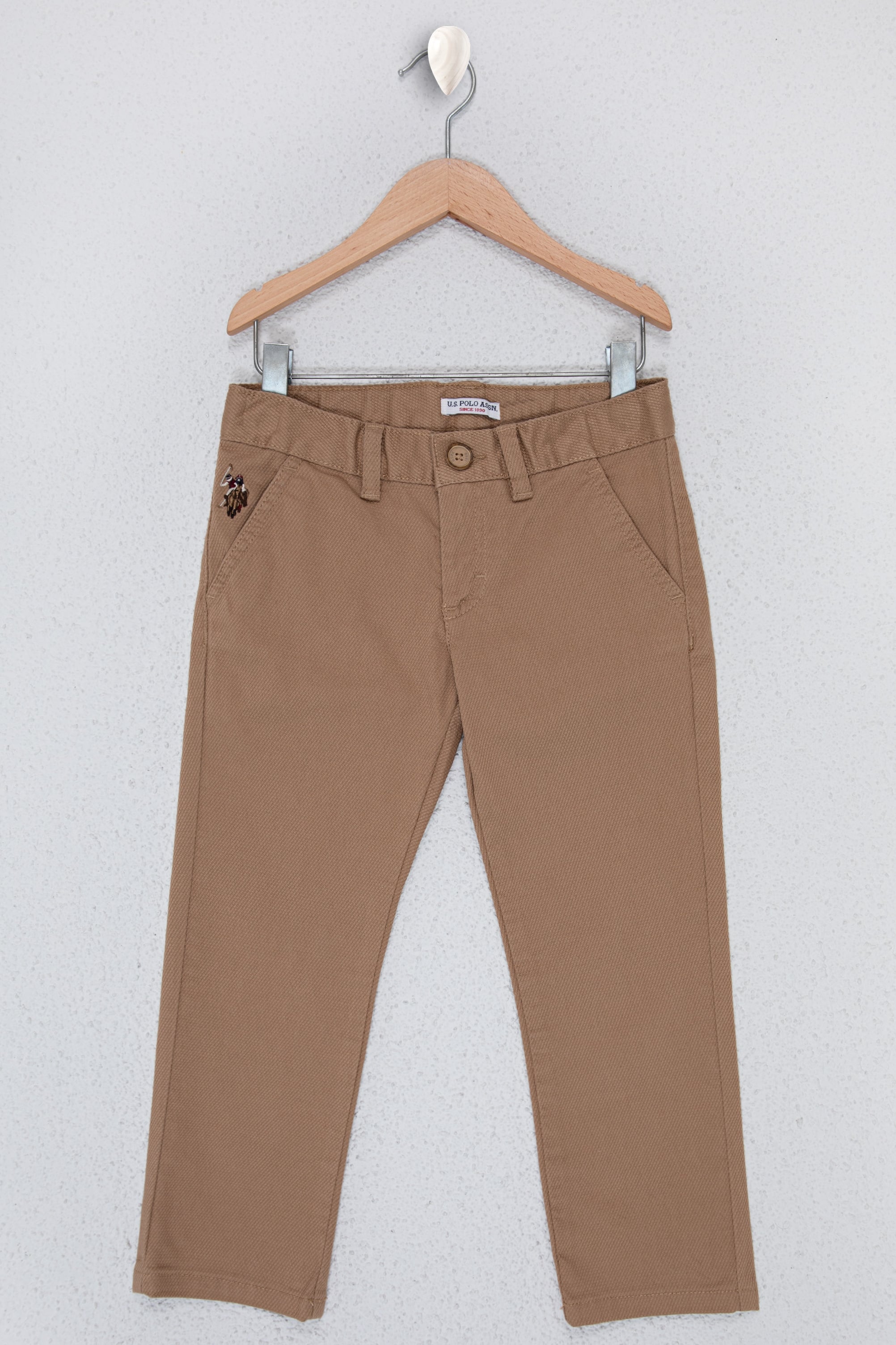 Erkek Çocuk Camel Kanvas Pantolon