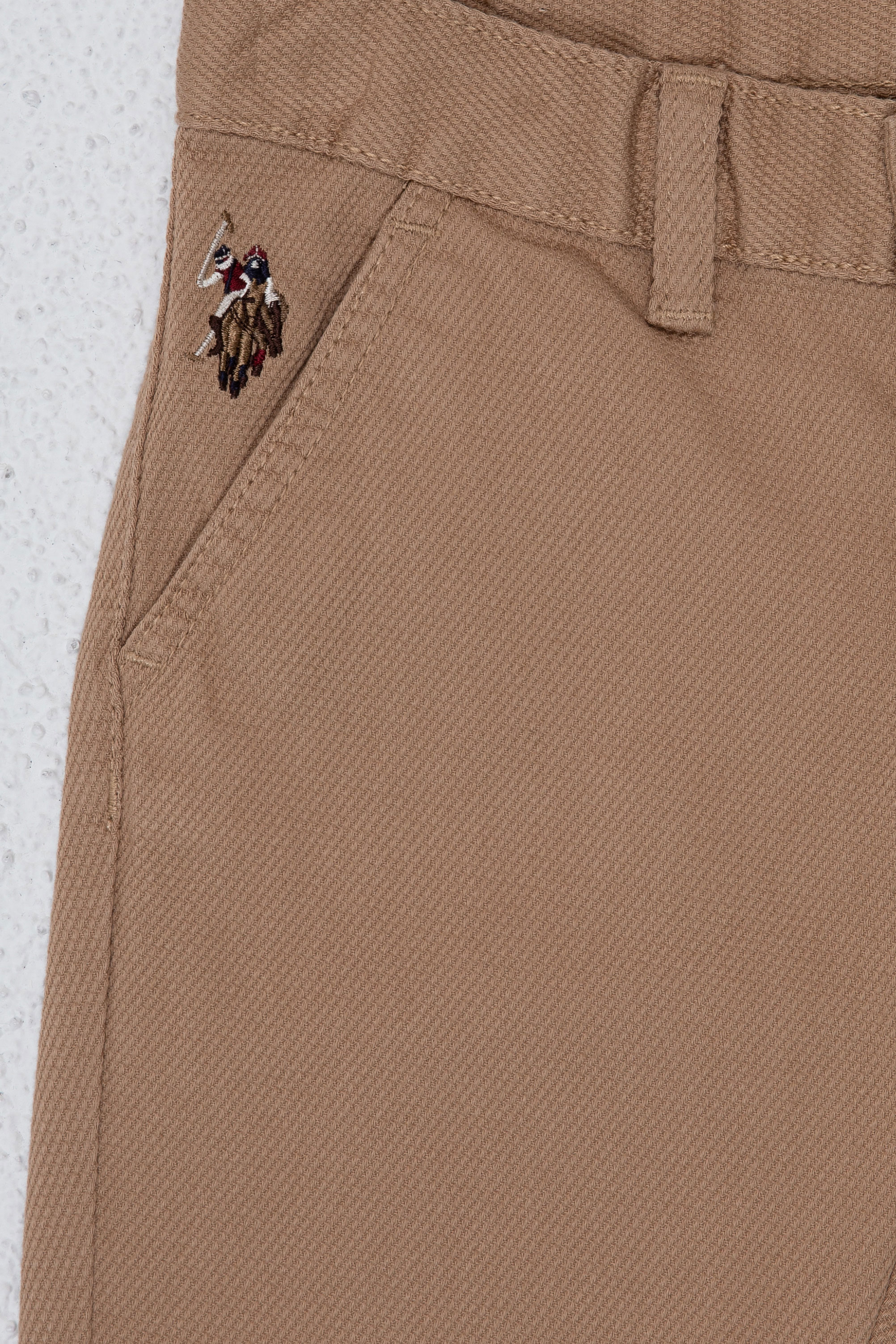 Erkek Çocuk Camel Kanvas Pantolon - Image 3