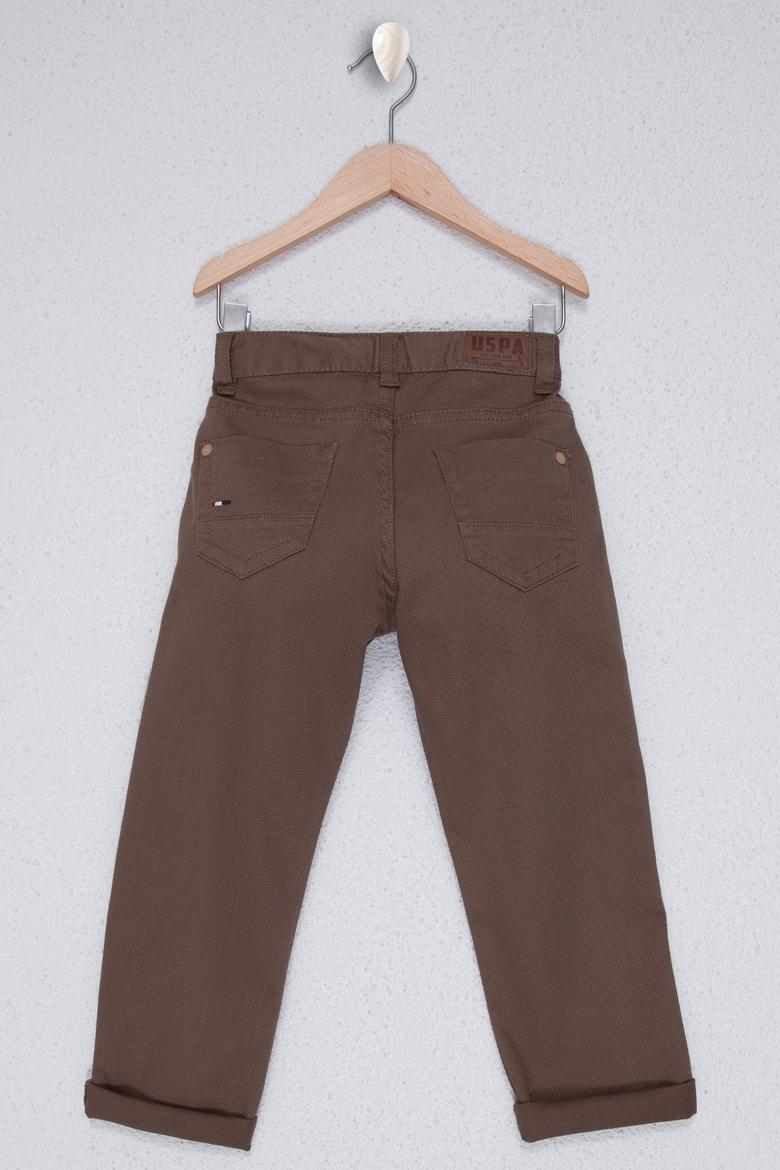 Erkek Çocuk Kahverengi Kanvas Pantolon - 50225703045