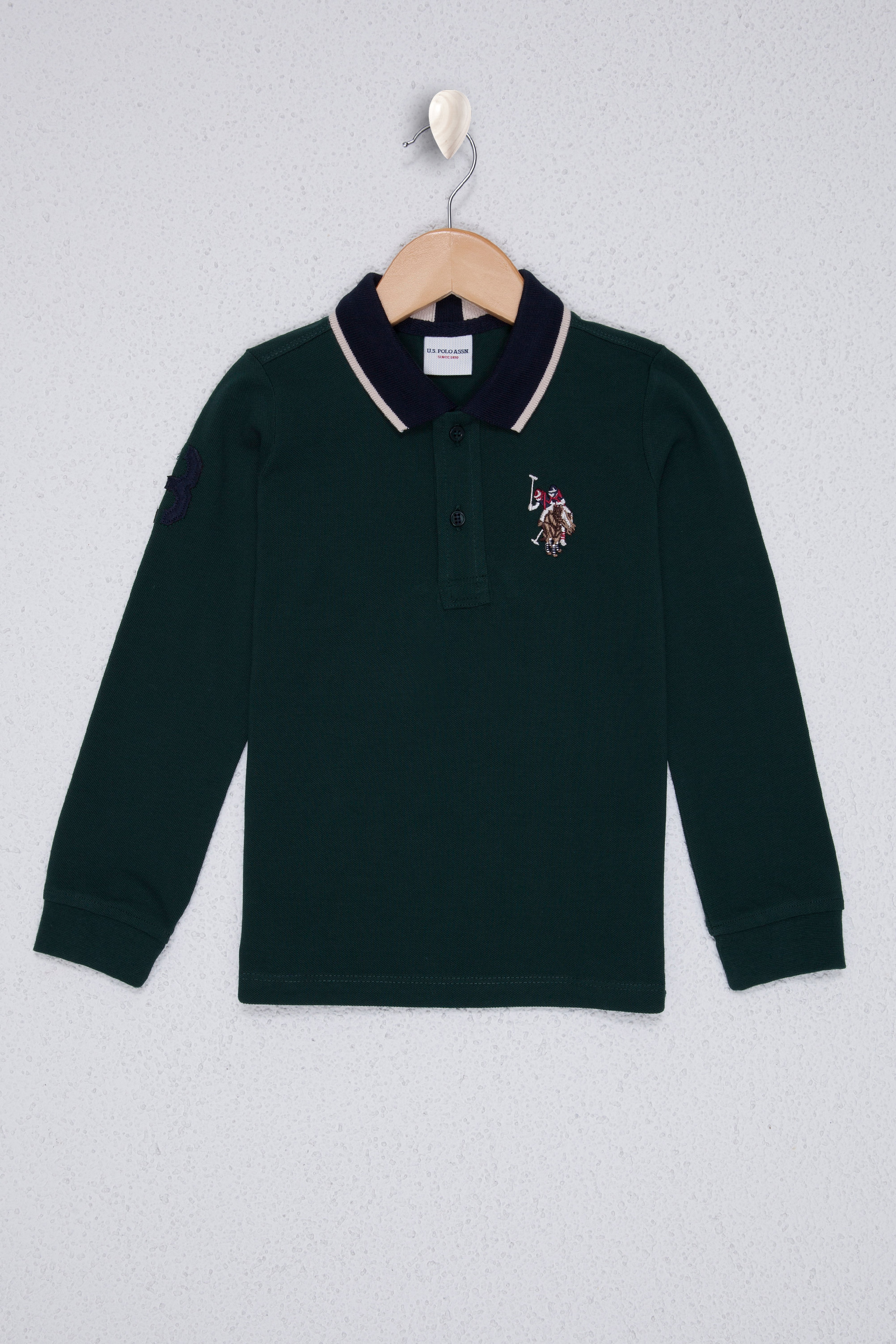 Çocuk Yeşil Sweatshirt Basic - Image 1