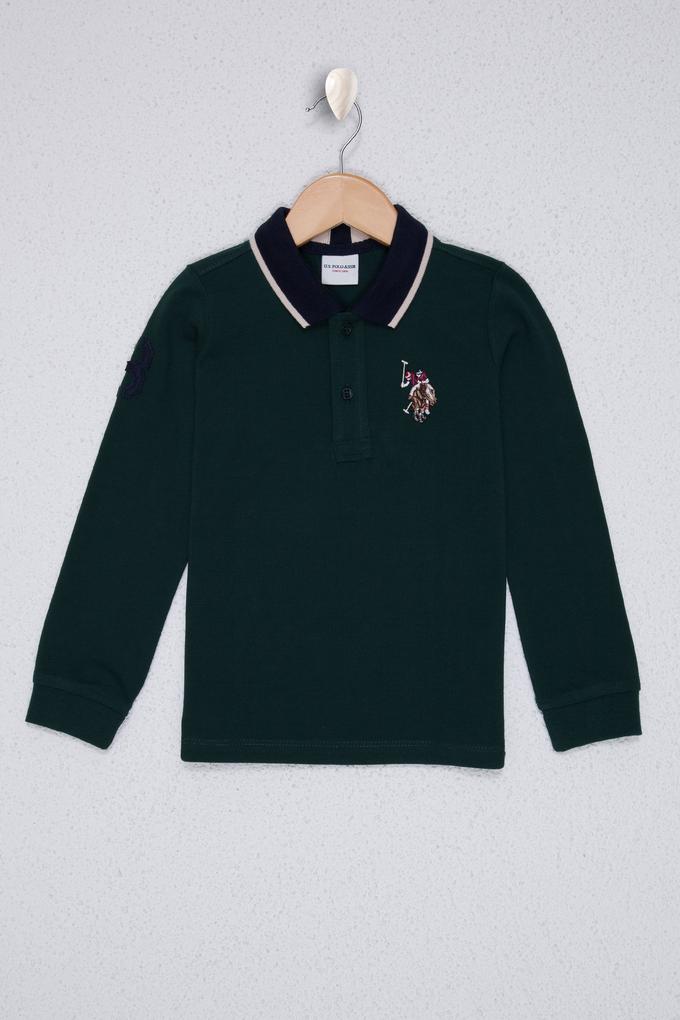 Çocuk Yeşil Sweatshirt Basic