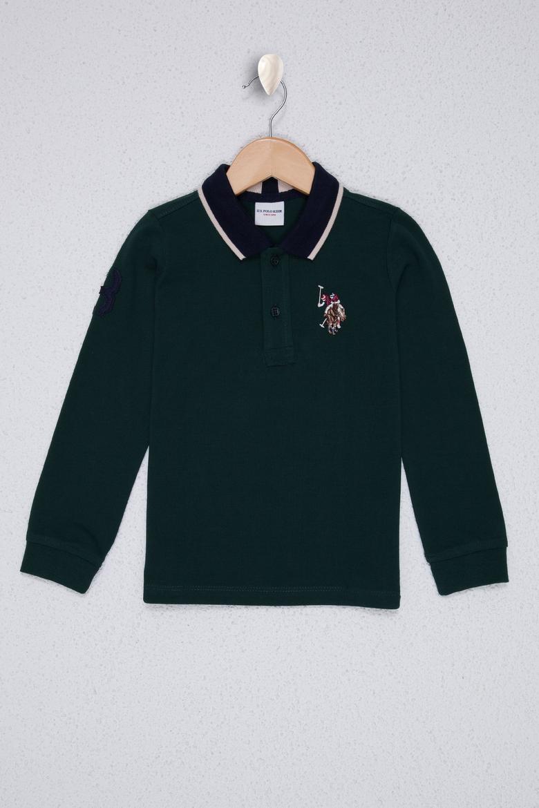 Çocuk Yeşil Sweatshirt Basic