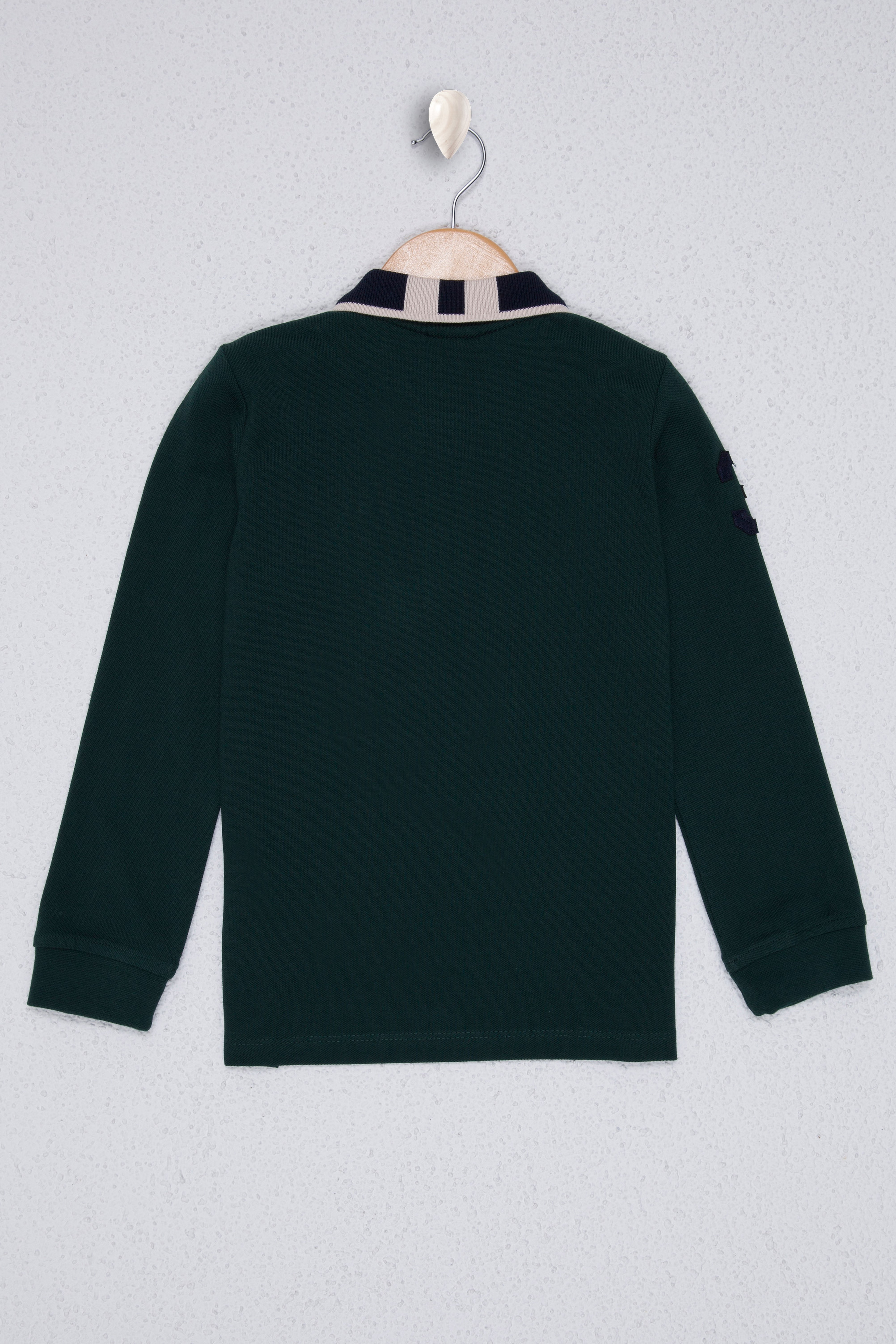 Çocuk Yeşil Sweatshirt Basic - Image 2