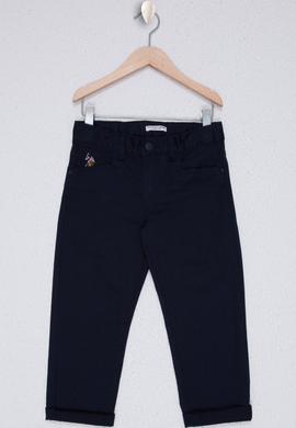 Erkek Çocuk Lacivert Kanvas Pantolon - 50225703016