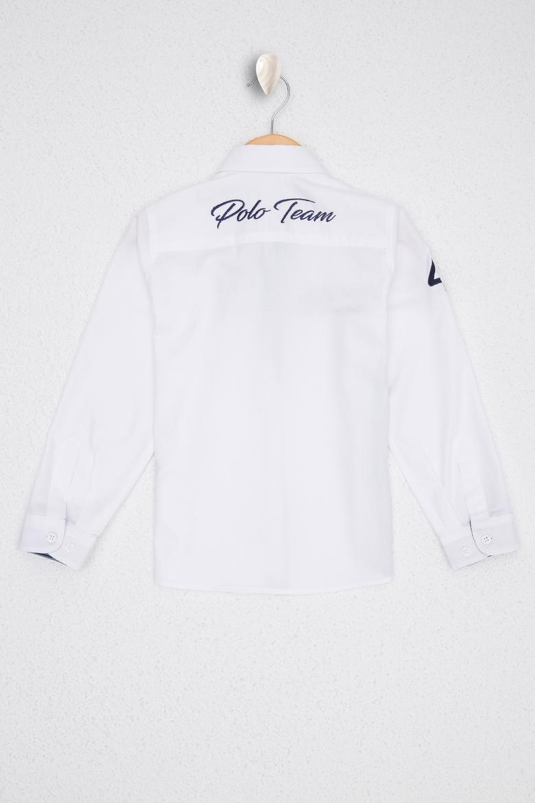 Erkek Çocuk Beyaz Gömlek Uzunkol - 50226478007