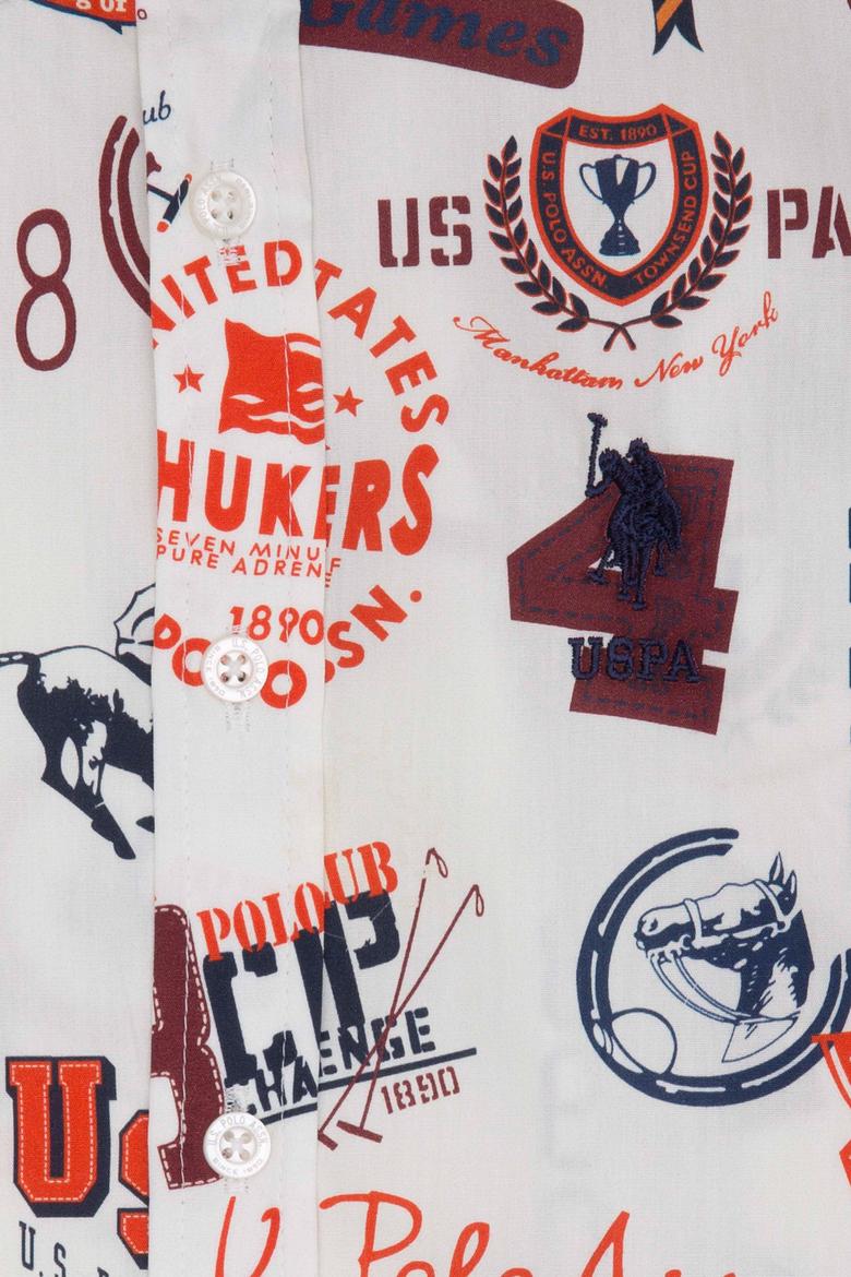 Erkek Çocuk Ekru Uzun Kollu Gömlek - 50226497006