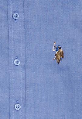 Erkek Çocuk Koyu Mavi Uzun Kollu Basic Gömlek - 50226523038