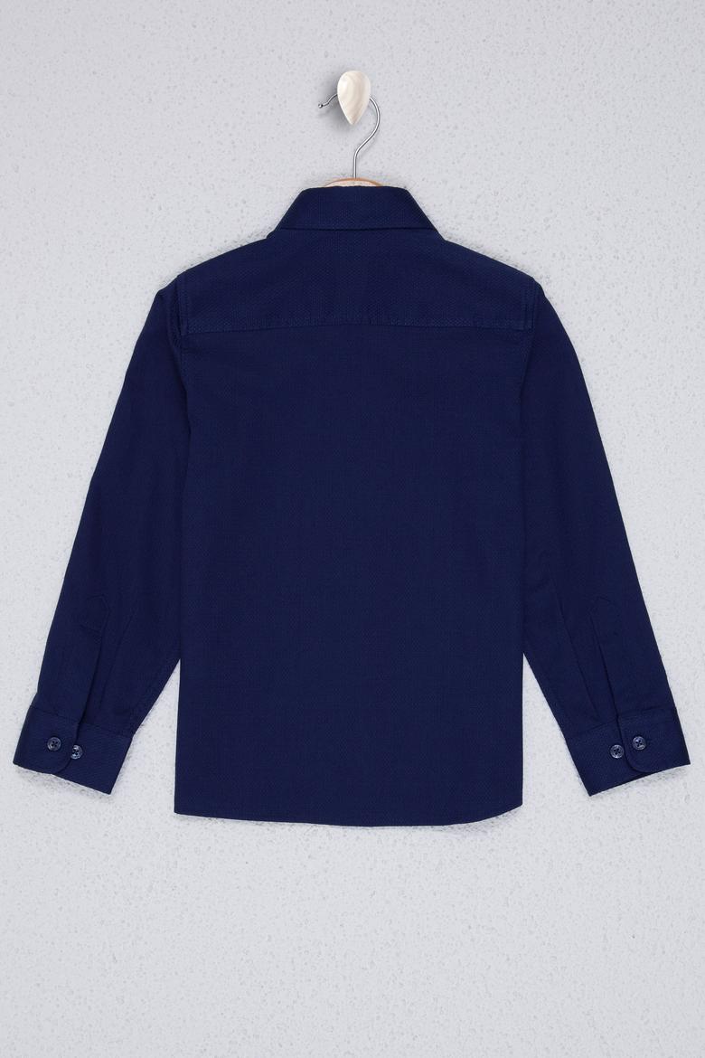 Erkek Çocuk Lacivert Gömlek Uzunkol - 50226470024