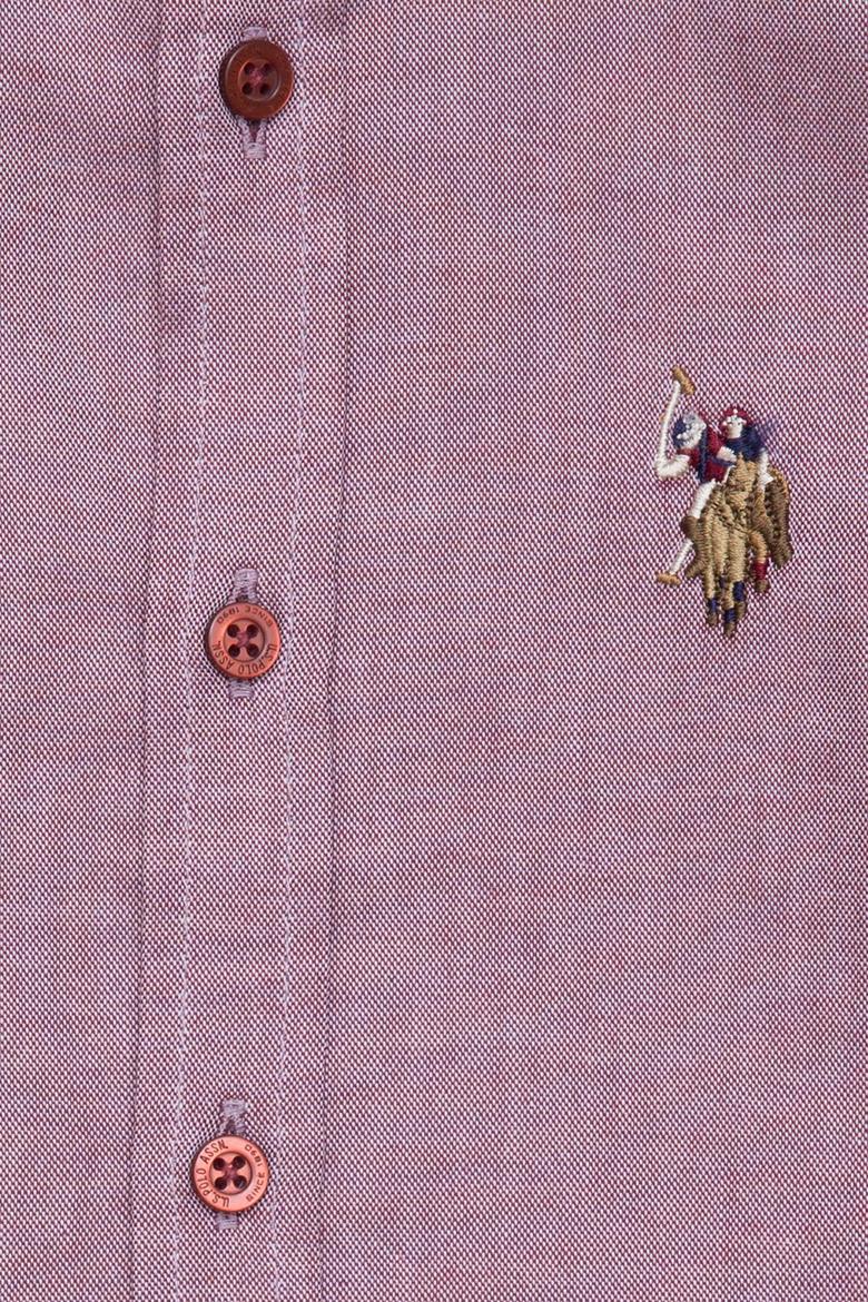 Erkek Çocuk Bordo Uzun Kollu Basic Gömlek - 50226523026