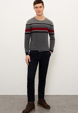 Erkek Gri Melanj Kazak - 50226814045