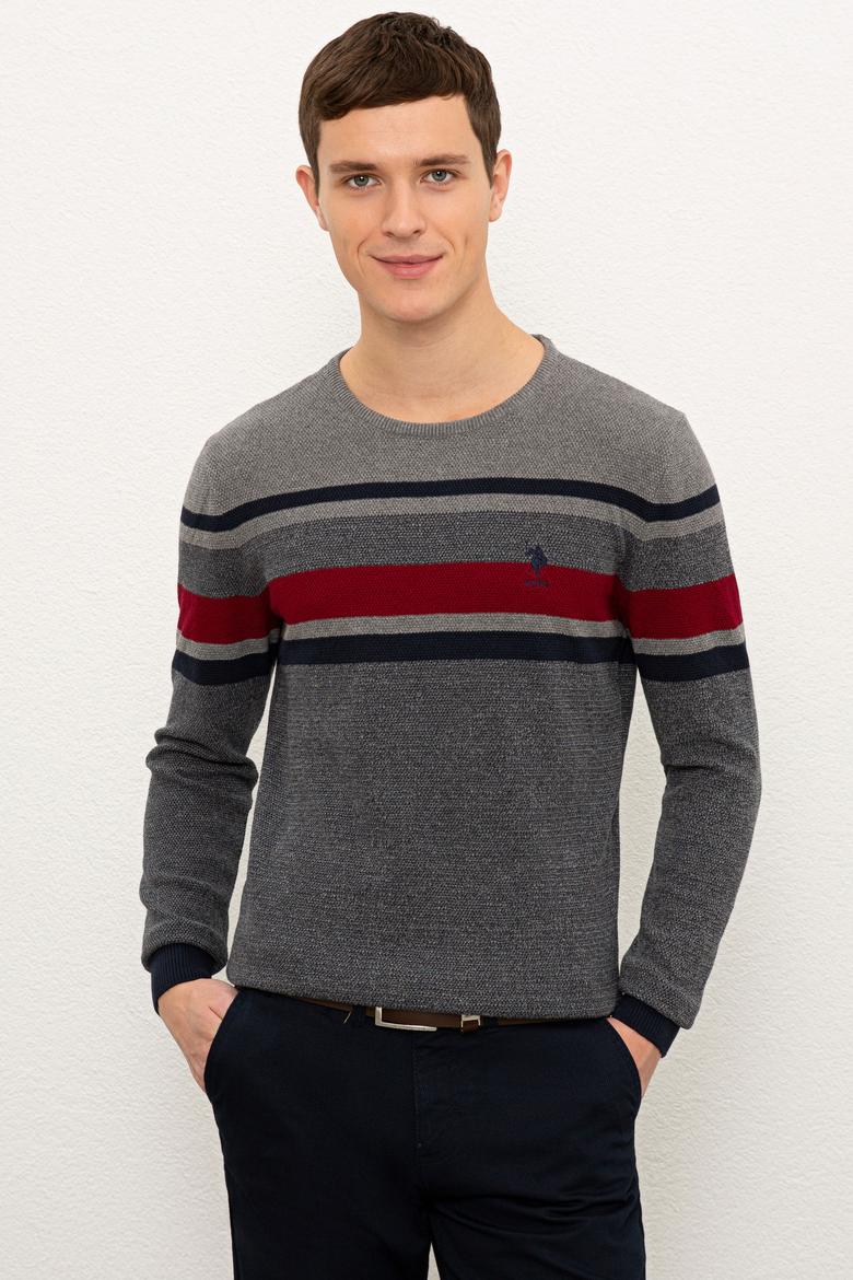 Erkek Gri Melanj Kazak