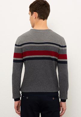 Erkek Gri Melanj Kazak - 50226814045