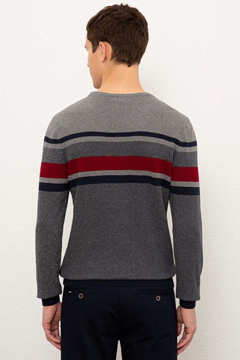 Erkek Gri Melanj Kazak - 50226814045