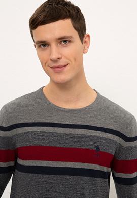 Erkek Gri Melanj Kazak - 50226814045