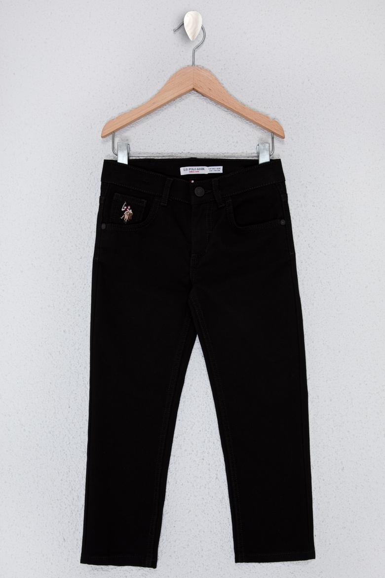 Erkek Çocuk Siyah Kanvas Pantolon