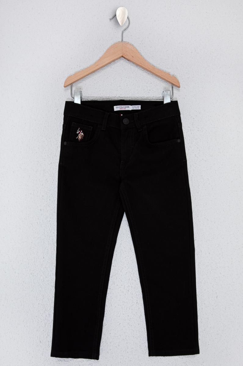 Erkek Çocuk Siyah Kanvas Pantolon