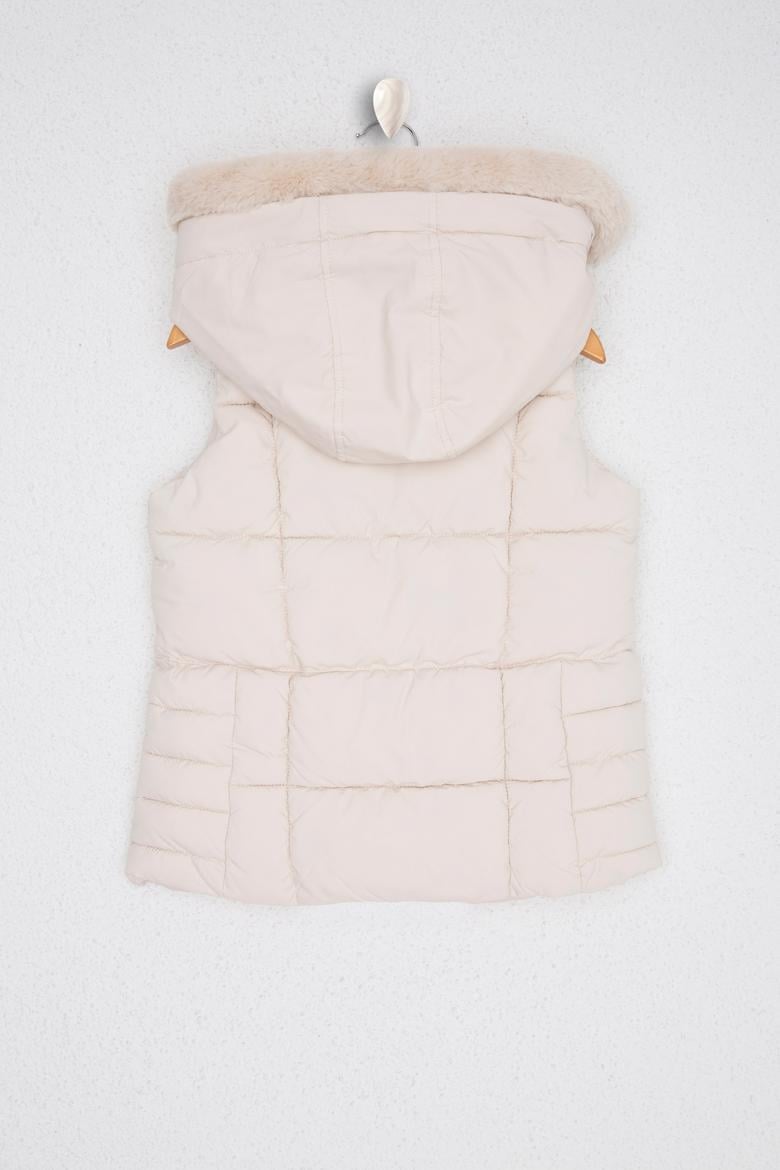 Kız Çocuk Krem Yelek - 50227679020